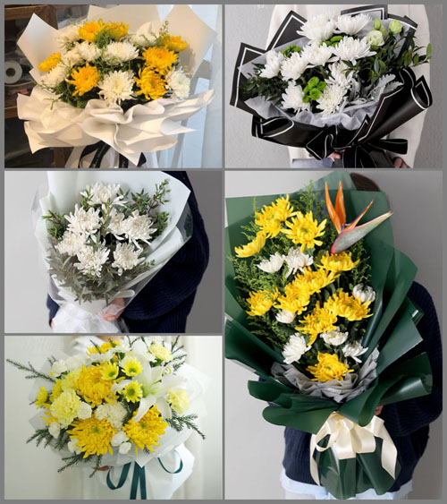 四川成都邛崃市道佐乡寨沟村白事花束代送